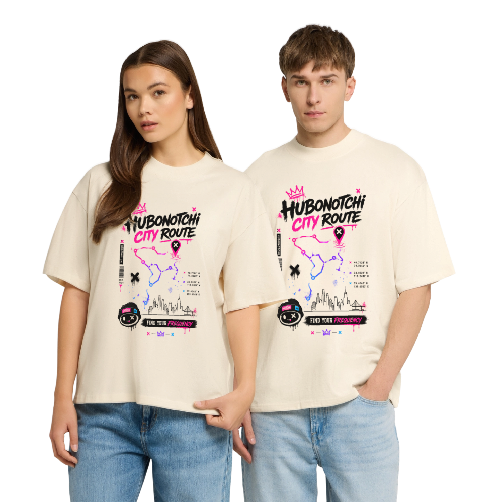 Stanley/Stella Oversized Unisex Bio T-Shirt Blaster 2.0 - Natur