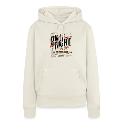 Damen Premium Hoodie - Naturweiß