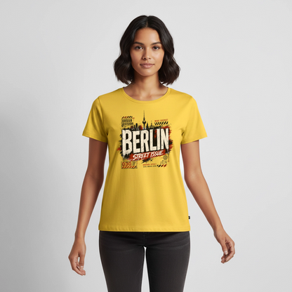 Frauen Premium T-Shirt - Sonnengelb