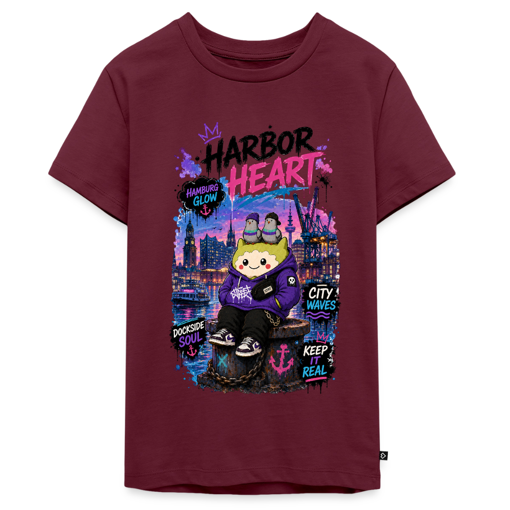 Teenager Premium T-Shirt - Burgunderrot