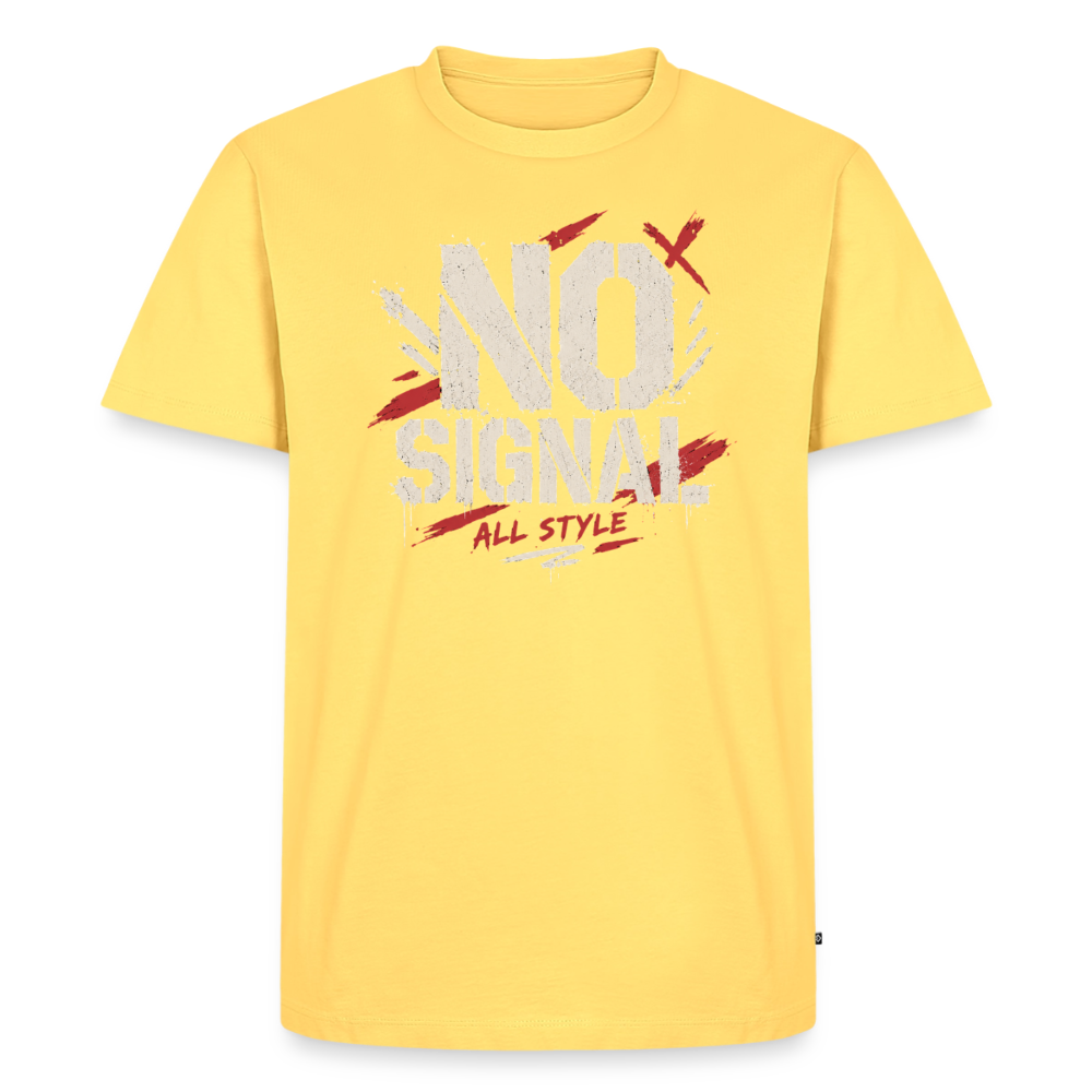 Männer Premium T-Shirt - Pastellgelb