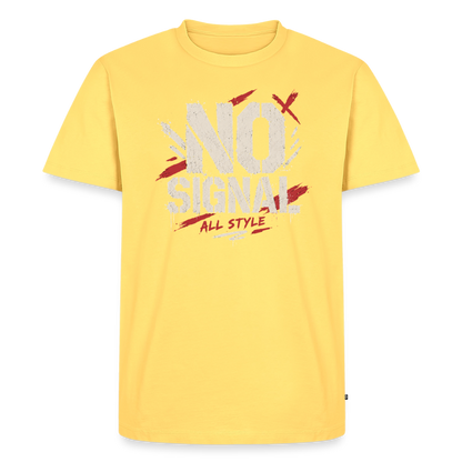 Männer Premium T-Shirt - Pastellgelb
