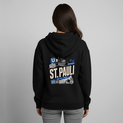 Oversized Unisex Hoodie von Stanley/Stella - Schwarz