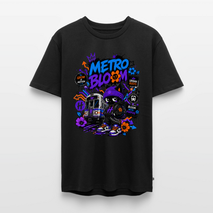 Subway Line-Herren Premium T-Shirt - Schwarz