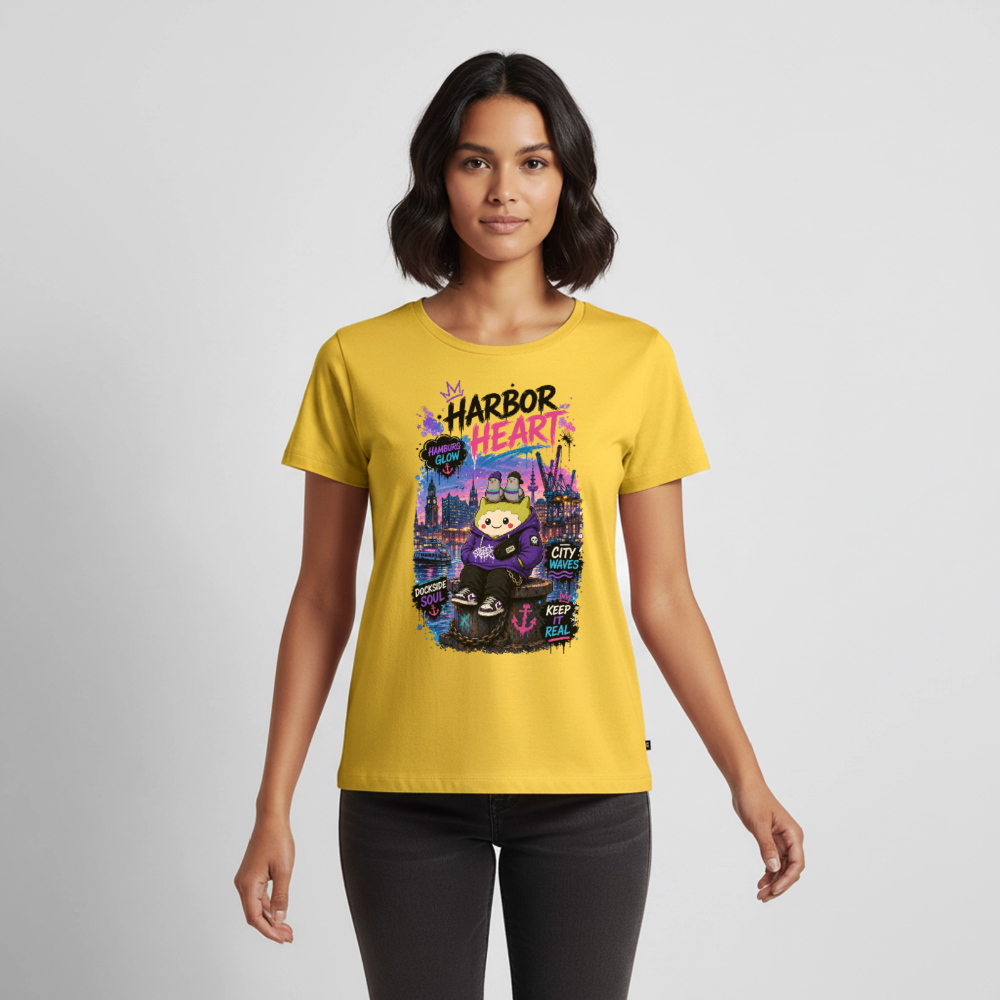 Frauen Premium T-Shirt - Sonnengelb
