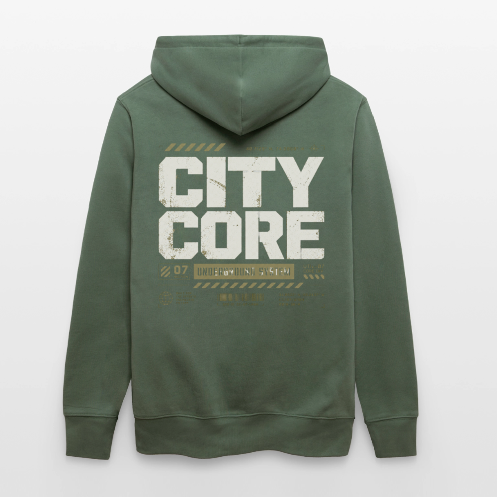 Stanley/Stella Unisex Bio-Hoodie CRUISER - Tanngrün