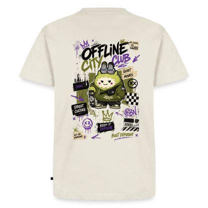 Männer Premium T-Shirt by KJDesign - Naturweiß