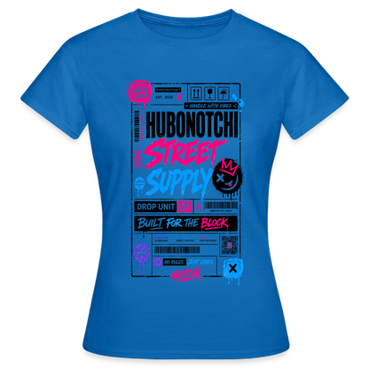 Ticket Style Shirt - Royalblau