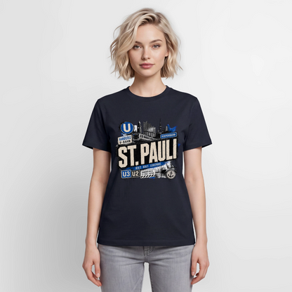 Relaxed Unisex Supima Cotton T-Shirt – von SPREAD - Navy