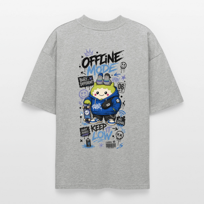 Stanley/Stella Oversized Unisex Bio T-Shirt Blaster 2.0 - Grau meliert