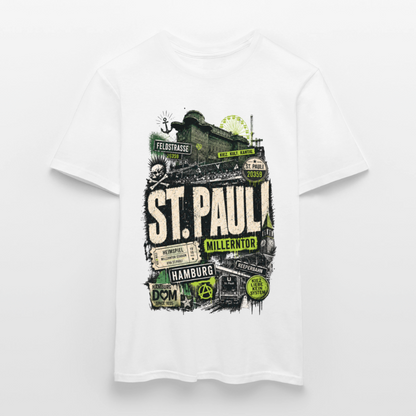 St.Pauli  Stadtteil Shirt - Weiß