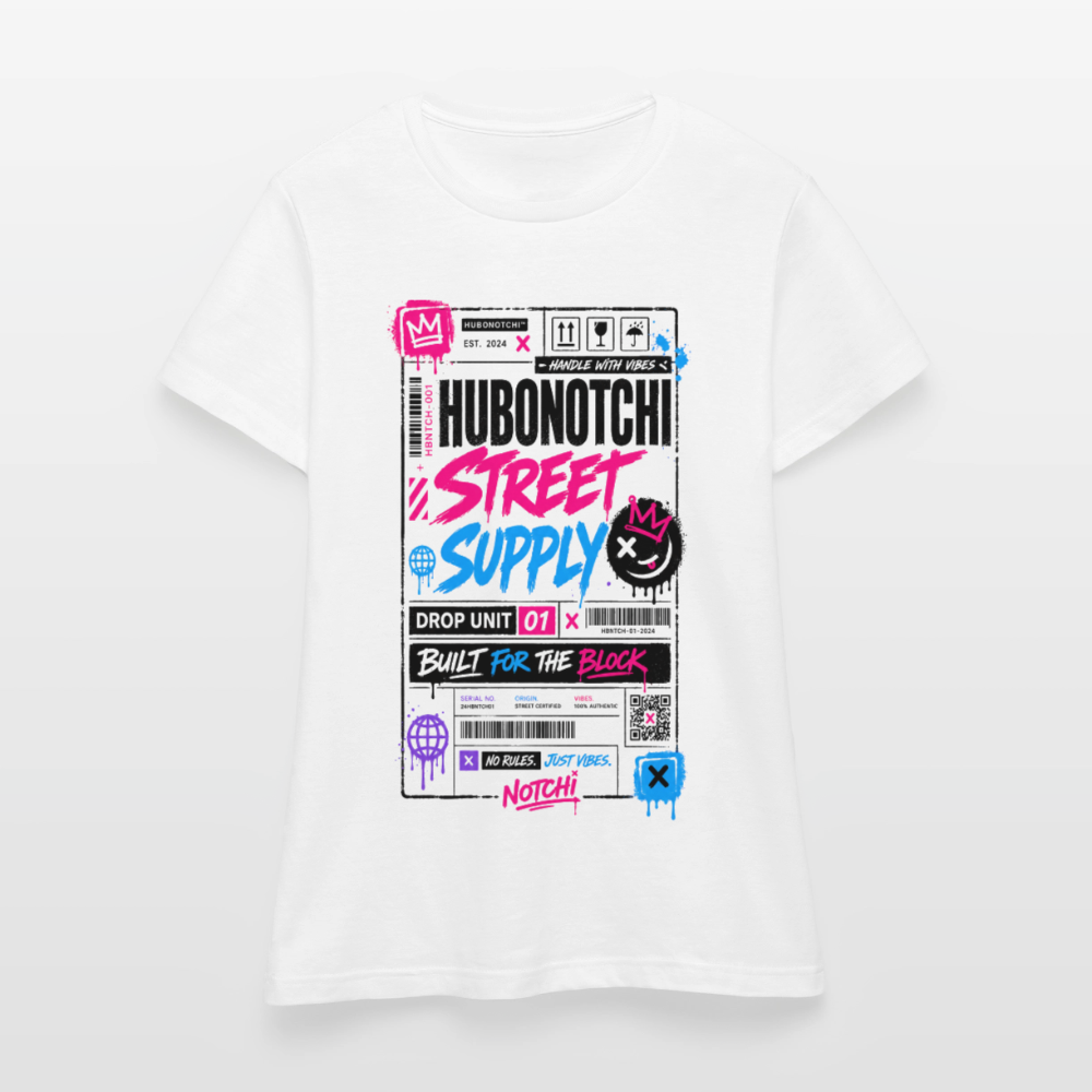 Ticket Style Shirt - Weiß