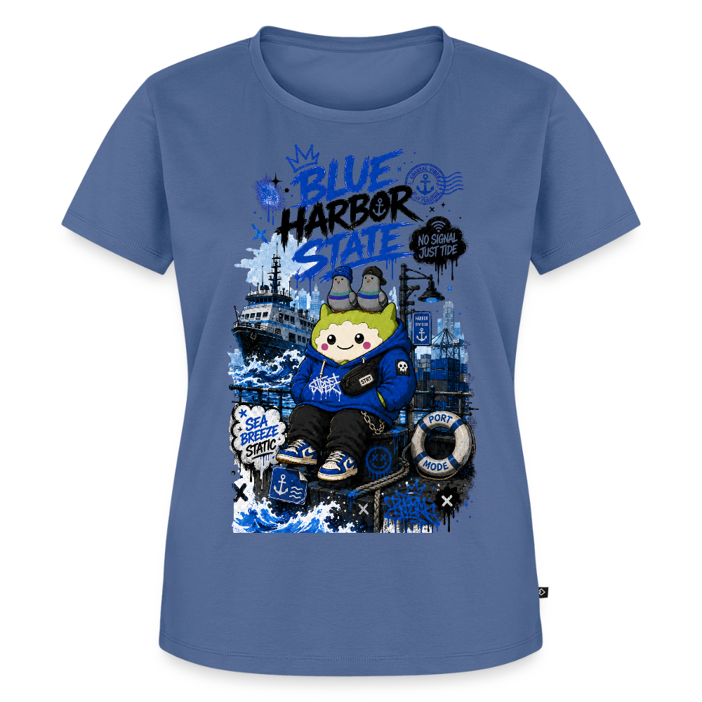 Frauen Premium T-Shirt - Taubenblau