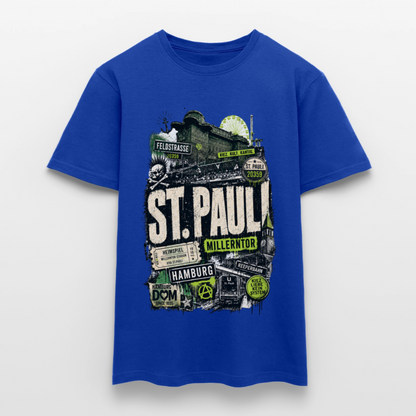 St.Pauli  Stadtteil Shirt - Dunkelblau