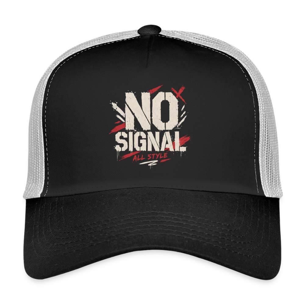 Trucker Cap - Schwarz/Steingrau