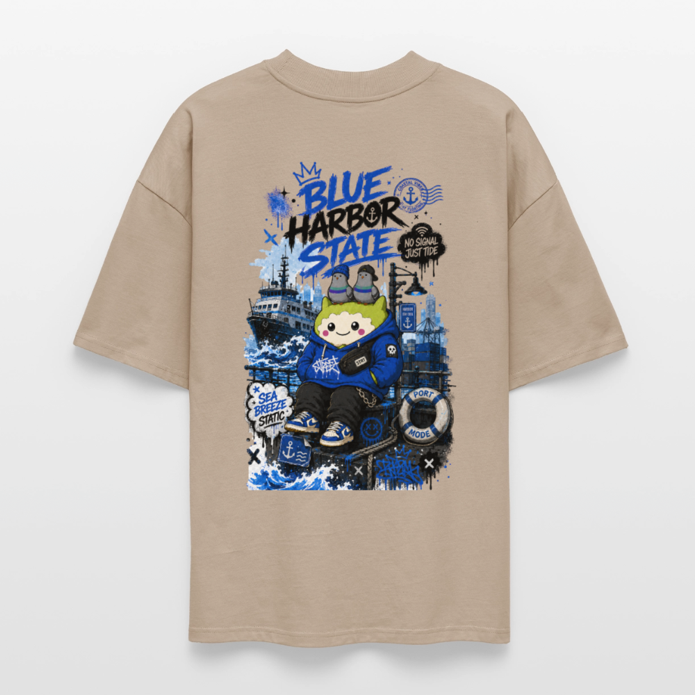 Stanley/Stella Oversized Unisex Bio T-Shirt Blaster 2.0 - Steingrau