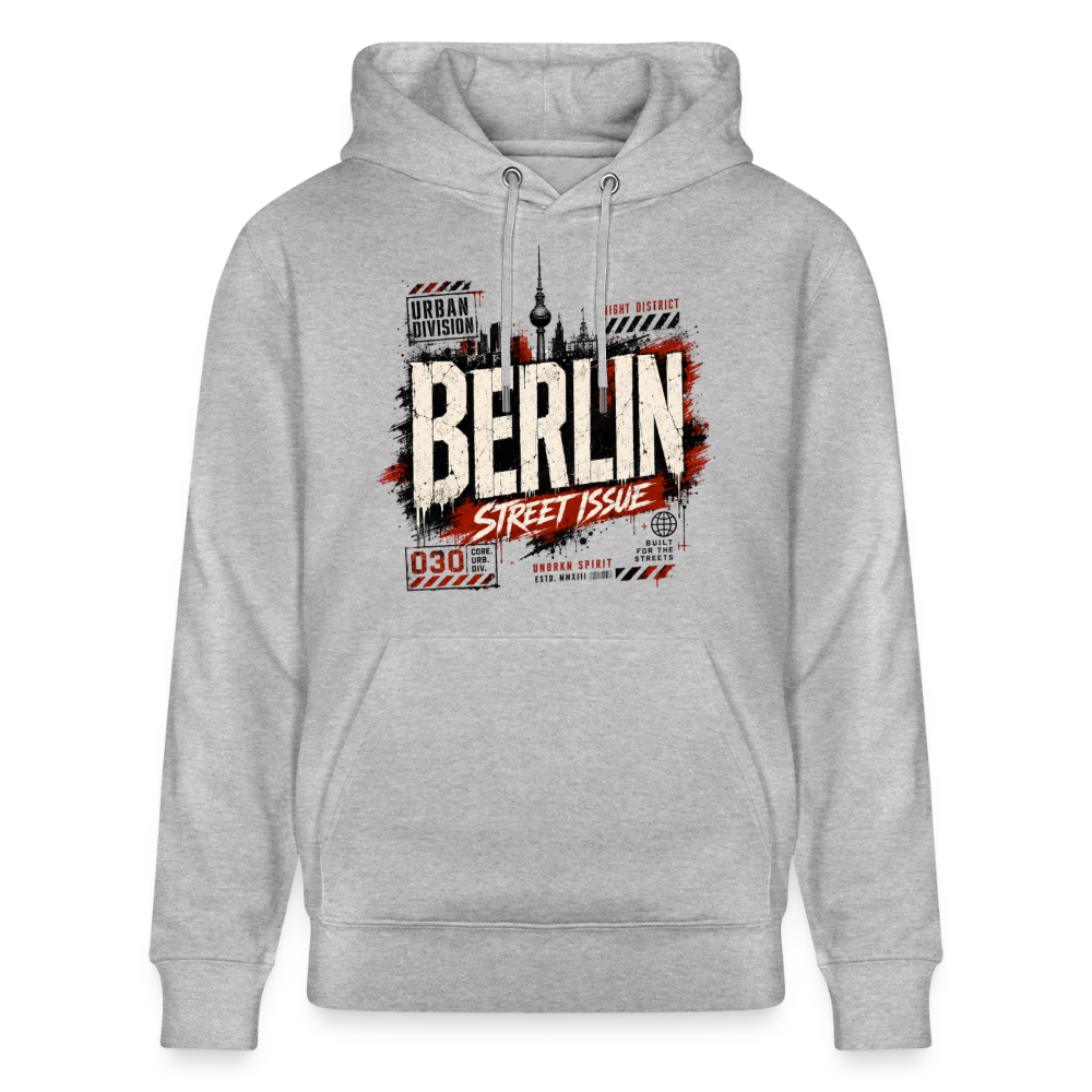 Stanley/Stella Unisex Bio-Hoodie CRUISER - Grau meliert
