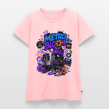 Subway Line Damen Premium T-Shirt - Rosa