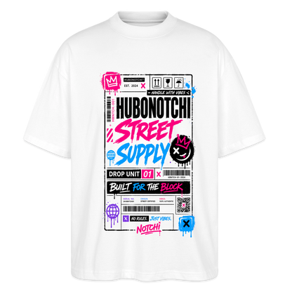 Ticket Line Oversized Shirt  2.0 - Weiß