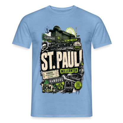 St.Pauli  Stadtteil Shirt - Carolina Blue