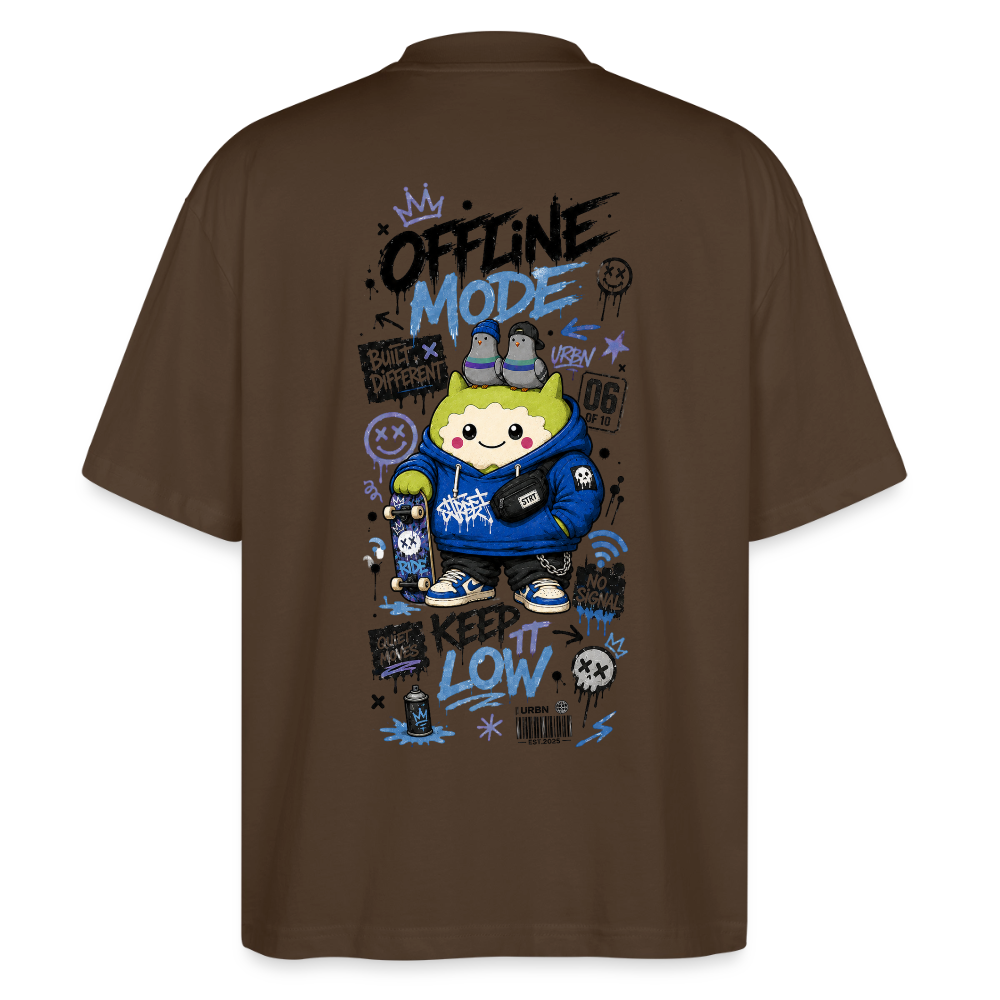 Stanley/Stella Oversized Unisex Bio T-Shirt Blaster 2.0 - Dunkelbraun