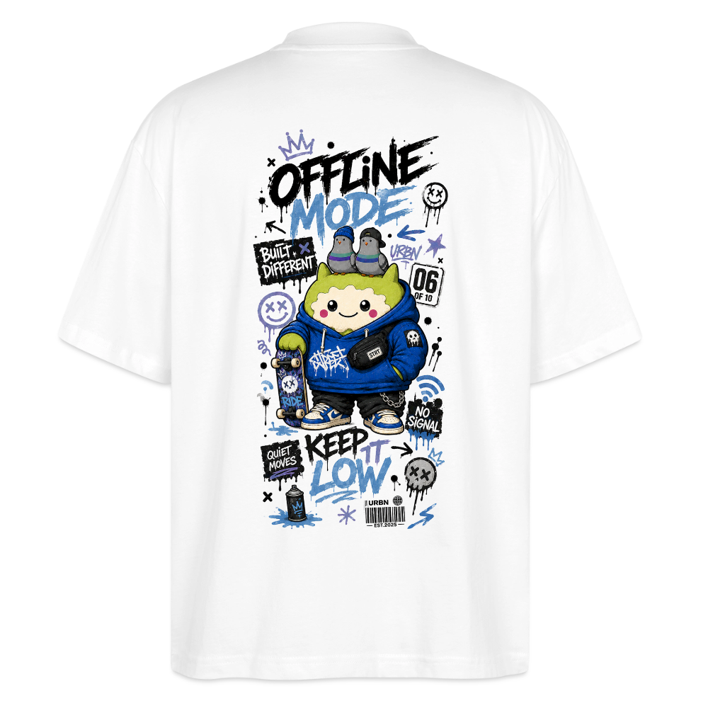 Stanley/Stella Oversized Unisex Bio T-Shirt Blaster 2.0 - Weiß