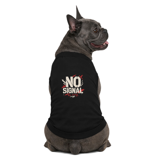 Premium Organic Hunde-T-Shirt - Schwarz