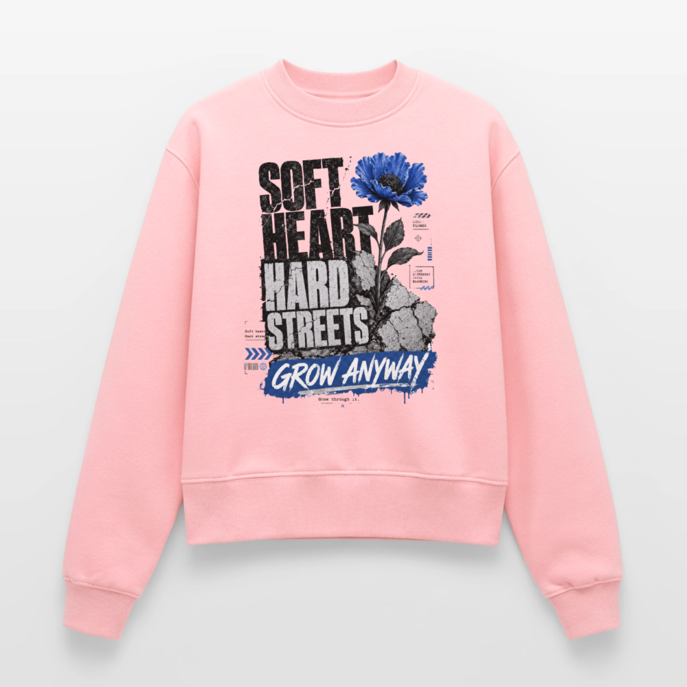 Relaxed Frauen Organic Sweatshirt – von SPREAD - Rosa