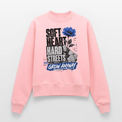 Relaxed Frauen Organic Sweatshirt – von SPREAD - Rosa