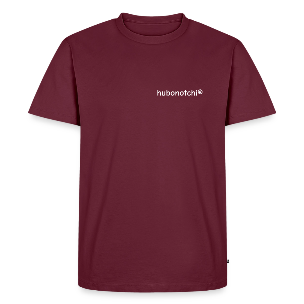 Männer Premium T-Shirt by KJDesign - Burgunderrot