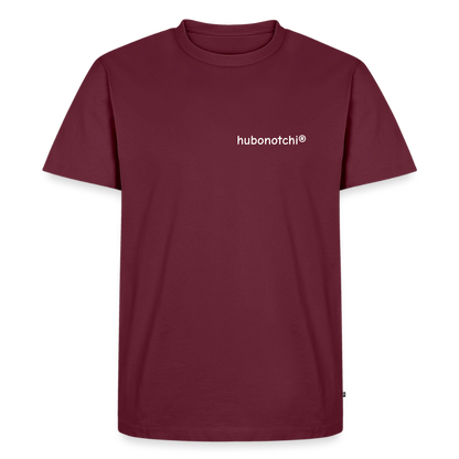 Männer Premium T-Shirt by KJDesign - Burgunderrot