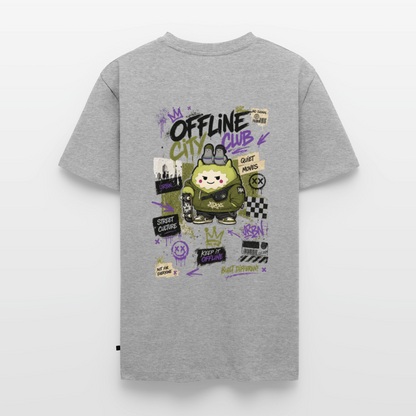 Männer Premium T-Shirt by KJDesign - Grau meliert