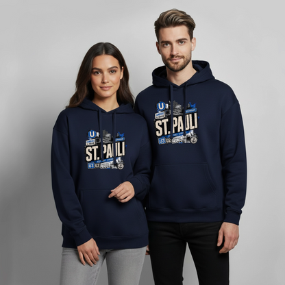 Oversized Unisex Hoodie von Stanley/Stella - Navy