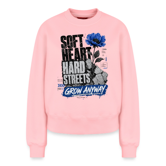 Relaxed Frauen Organic Sweatshirt – von SPREAD - Rosa