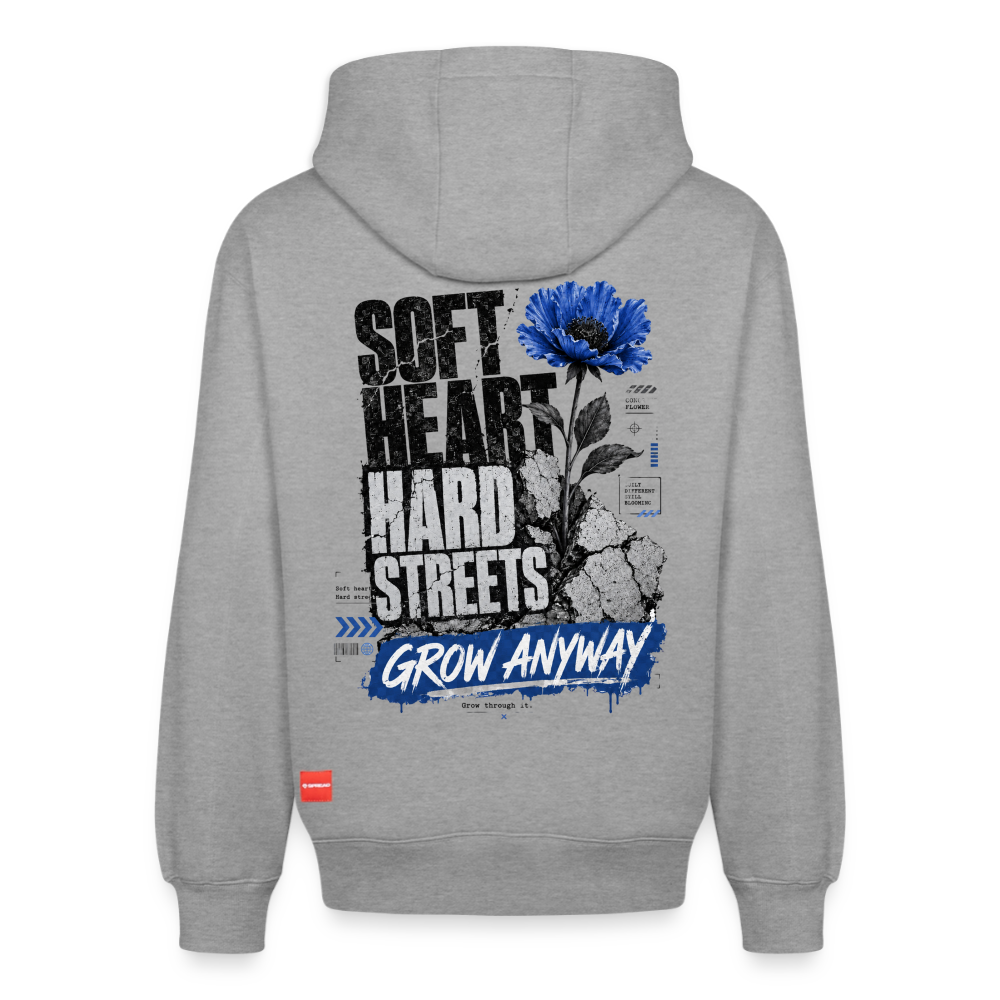 Relaxed Unisex Organic Hoodie – von SPREAD - Grau meliert
