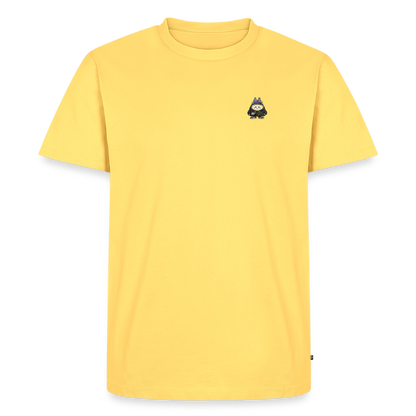 Männer Premium T-Shirt Hubonotchi - Pastellgelb