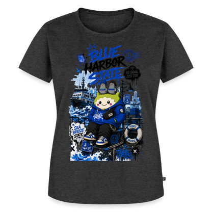 Frauen Premium T-Shirt - Anthrazit meliert