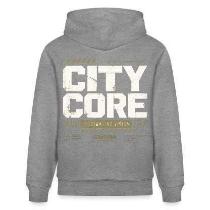 Stanley/Stella Unisex Bio-Hoodie CRUISER - Hellgrau marmoriert
