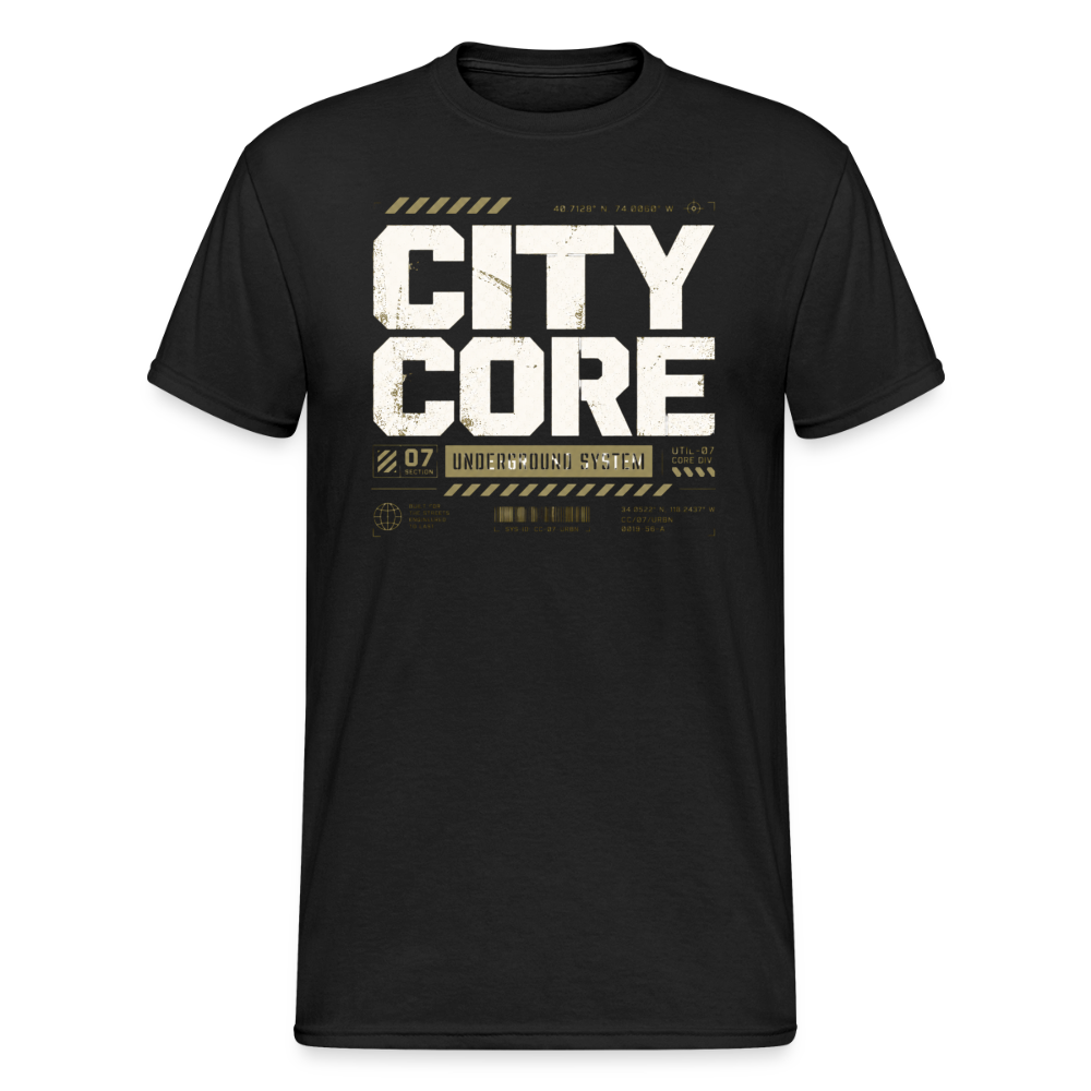 Männer Gildan Heavy T-Shirt - Schwarz