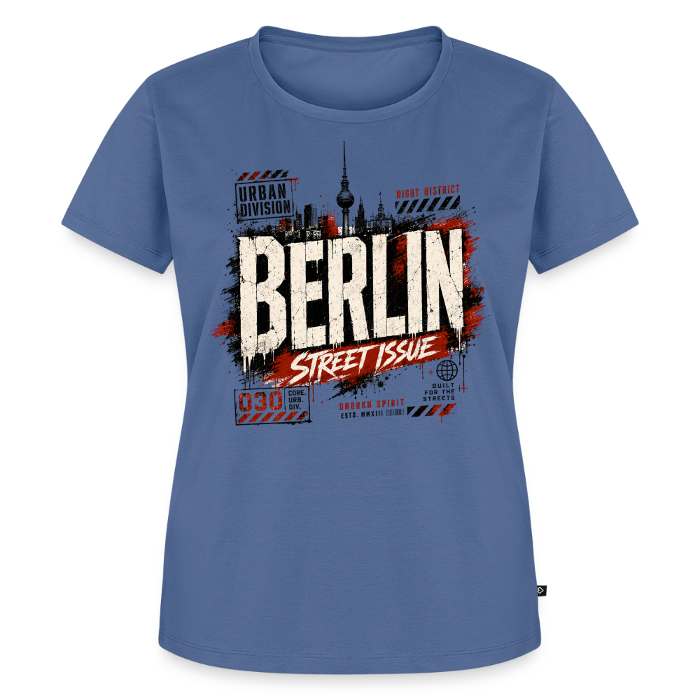 Frauen Premium T-Shirt - Taubenblau