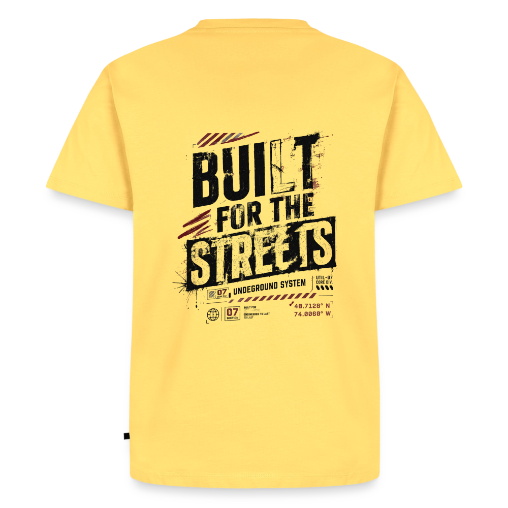Männer Premium T-Shirt - Pastellgelb