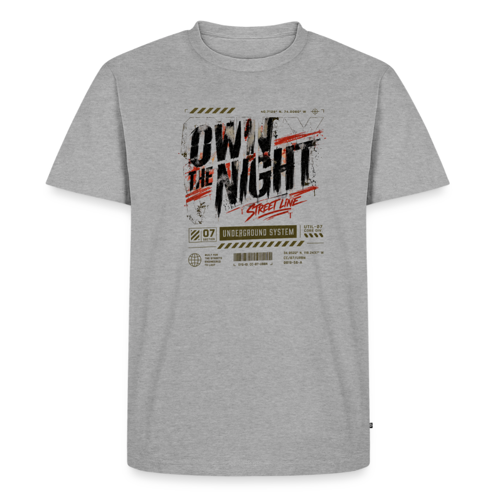 Herren Premium T-Shirt - Grau meliert