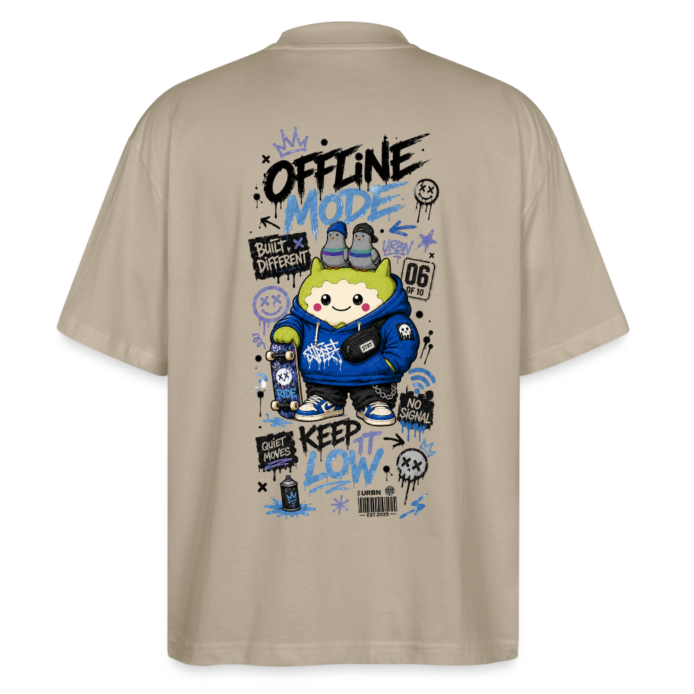 Stanley/Stella Oversized Unisex Bio T-Shirt Blaster 2.0 - Steingrau