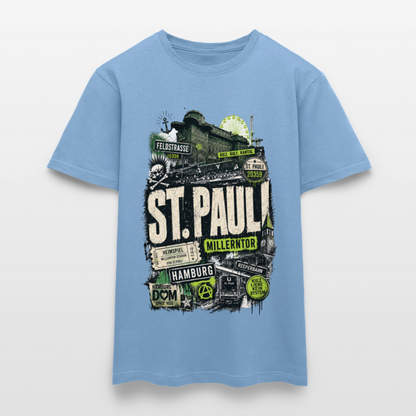 St.Pauli  Stadtteil Shirt - Carolina Blue