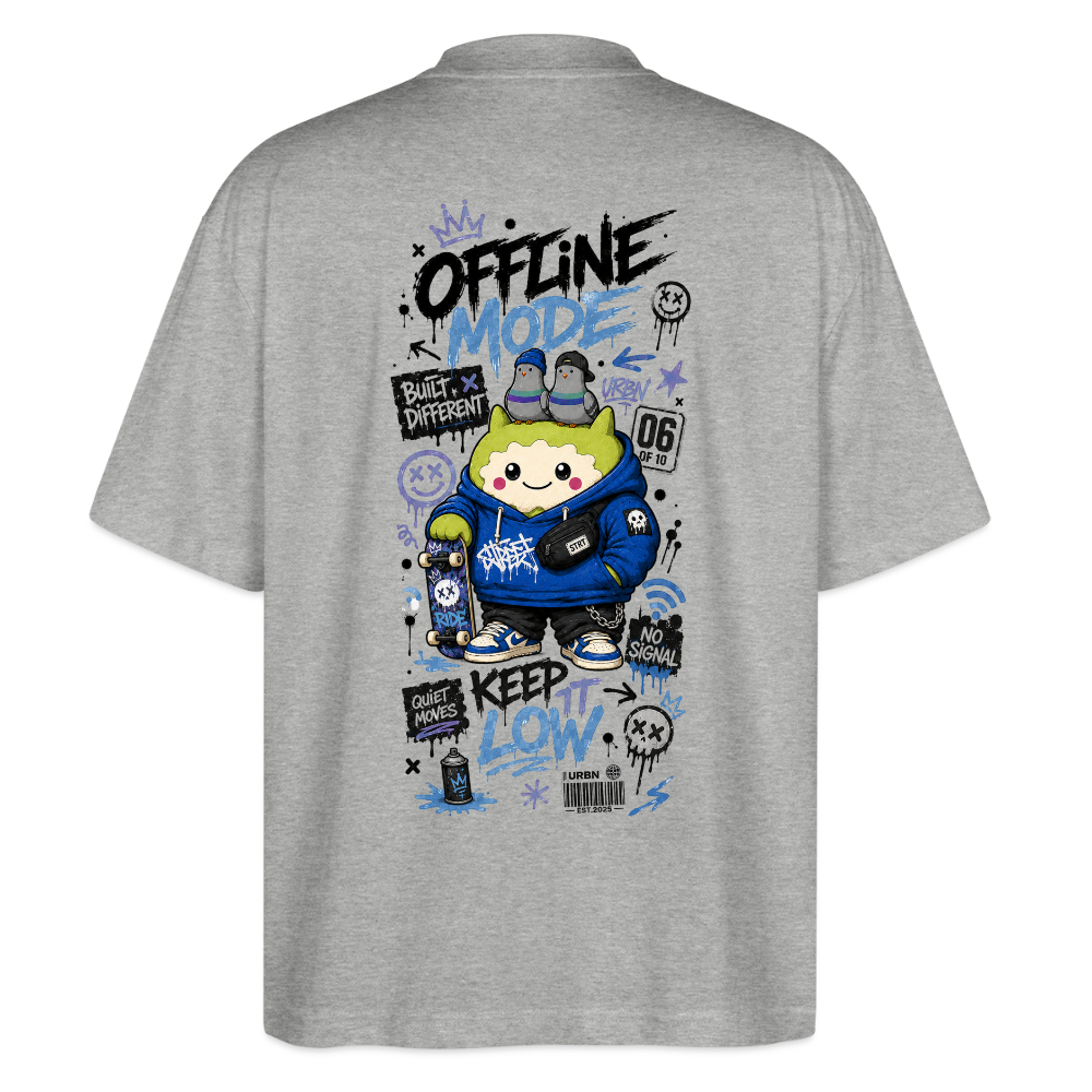 Stanley/Stella Oversized Unisex Bio T-Shirt Blaster 2.0 - Grau meliert
