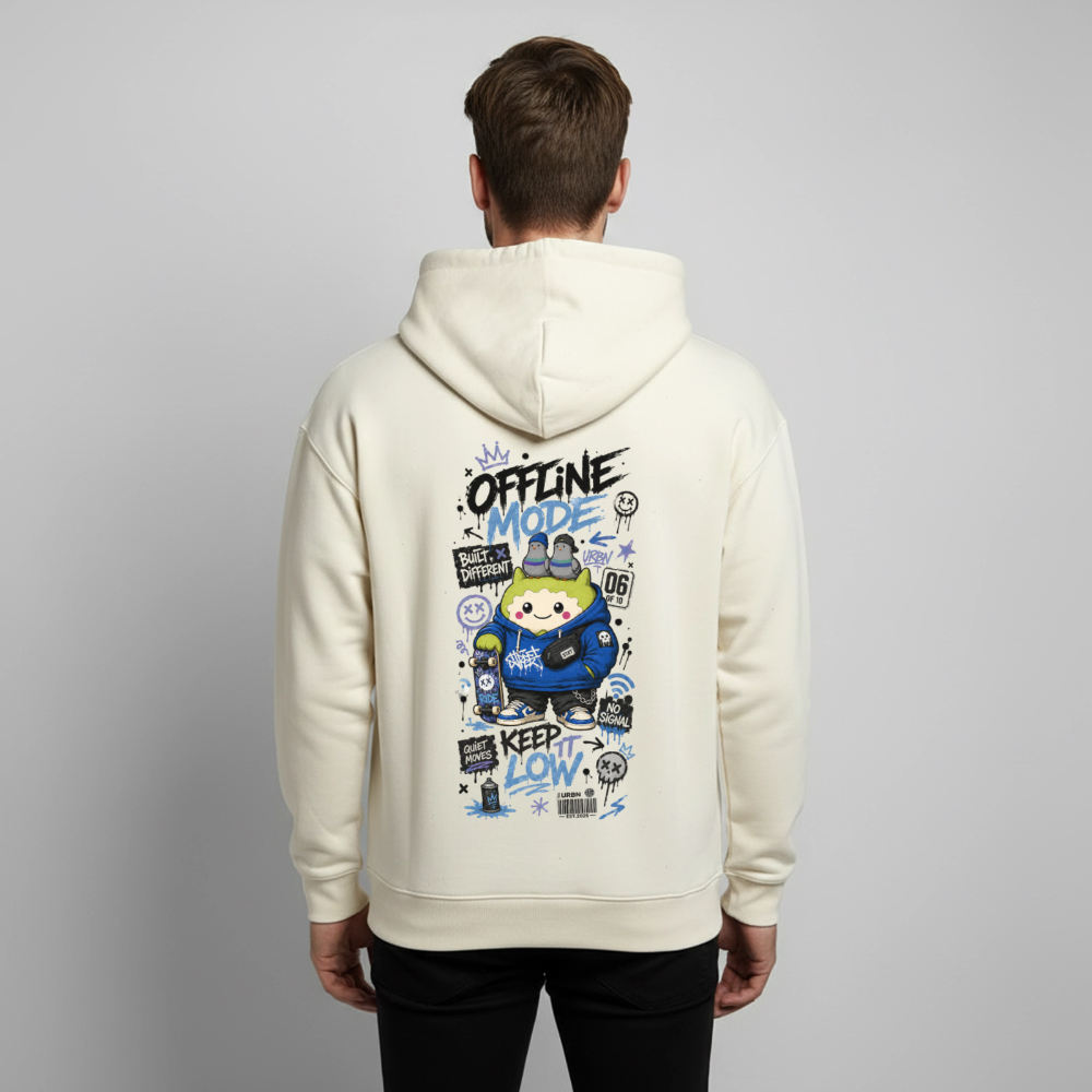 Oversized Unisex Hoodie von Stanley/Stella - Natur