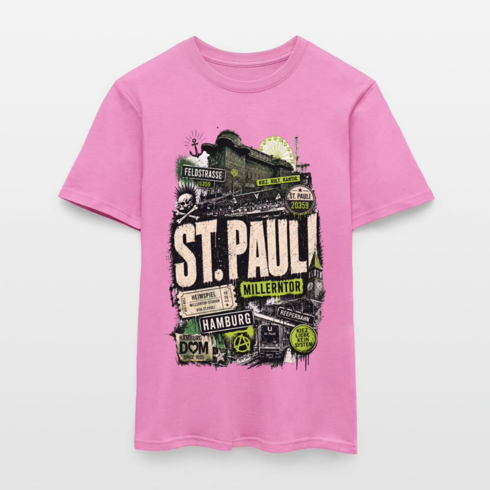 St.Pauli  Stadtteil Shirt - Pink