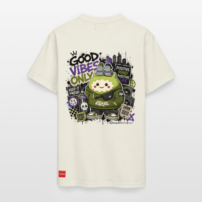 Relaxed Unisex Supima Cotton T-Shirt – Exclusiv - Naturweiß