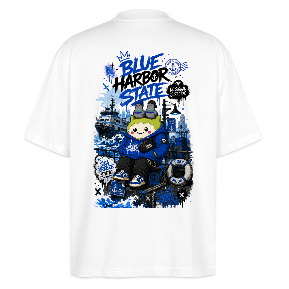 Stanley/Stella Oversized Unisex Bio T-Shirt Blaster 2.0 - Weiß