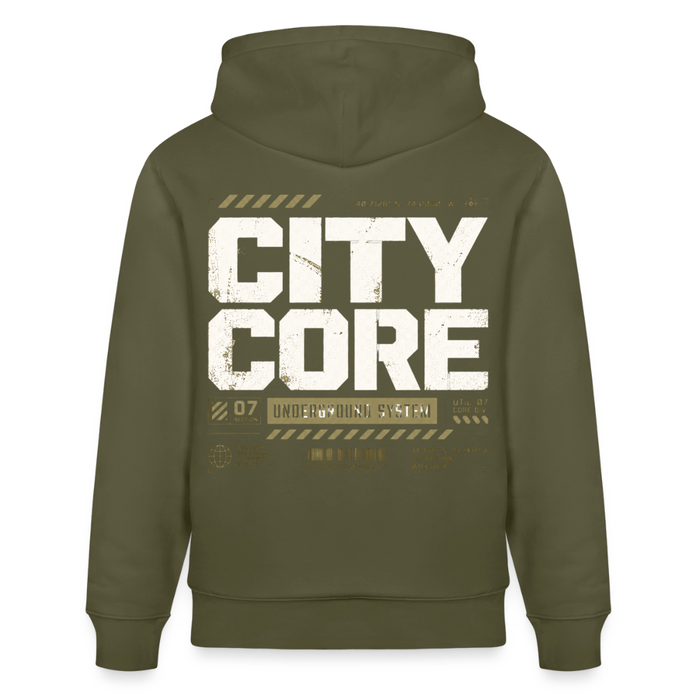 Stanley/Stella Unisex Bio-Hoodie CRUISER - Khaki Grün